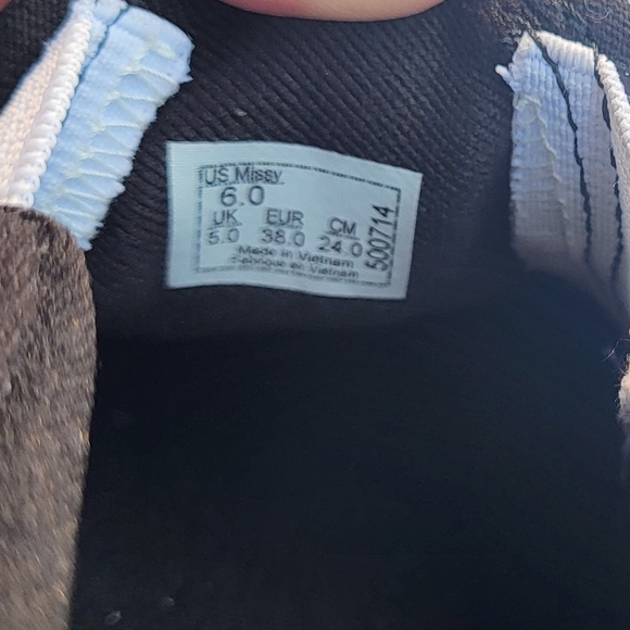 Vans size 6 missy Asher slip on flower pattern shoes sneakers - Picture 5 of 8